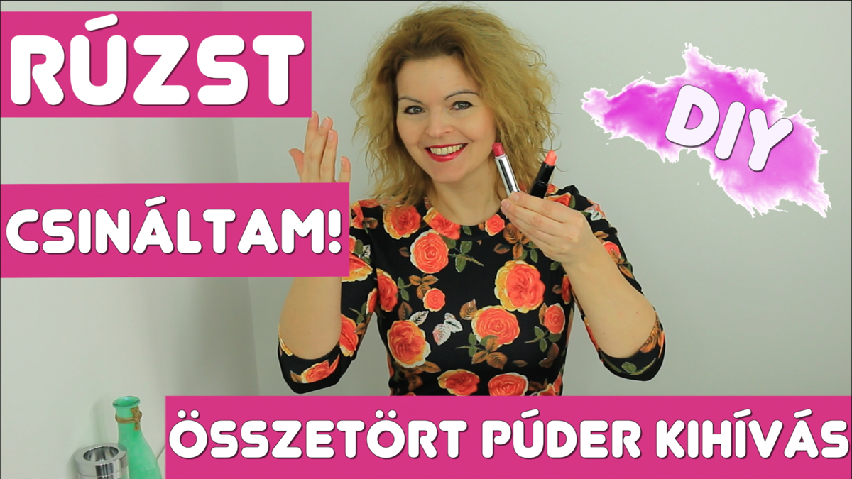 Rúzst csináltam! Összetört púder kihívás DIY